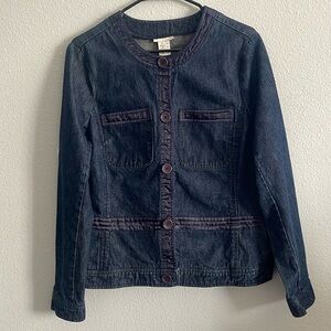 R Denim Blazer Size 14